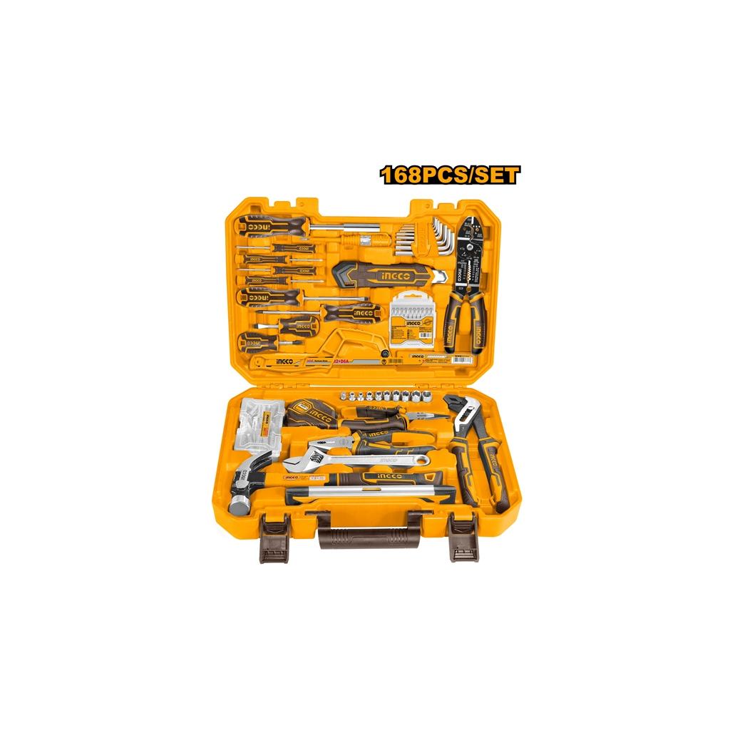 INGCO25_Bộ dụng cụ sửa chữa 168 chi tiết HKTHP21681